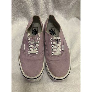 Vans Authentic Jersey Lavender Fog‎ Women's size 9 Mens 7.5 Unisex Skateboarding